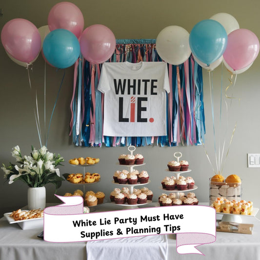 White Lie T-Shirt Party Supplies