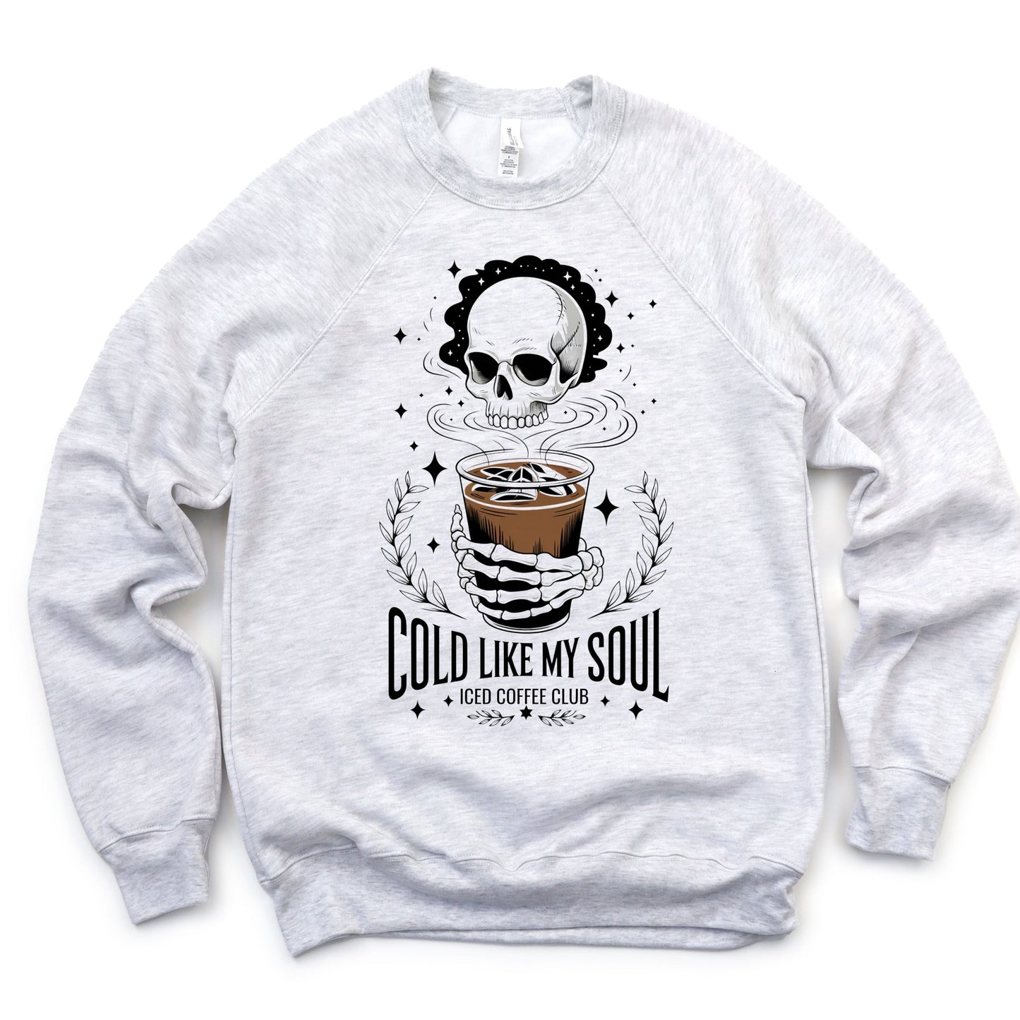 Cold Like My Soul Iced Coffee Club Crewneck Sweater