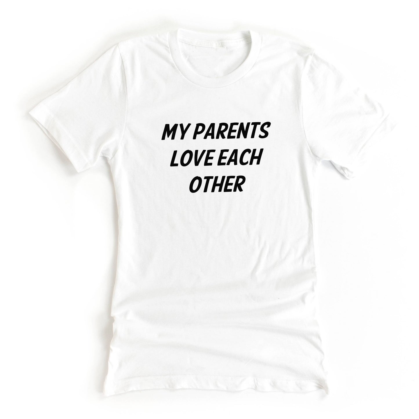 My Parents Love Each Other White Lie Graphic Tee for your White Lie Party