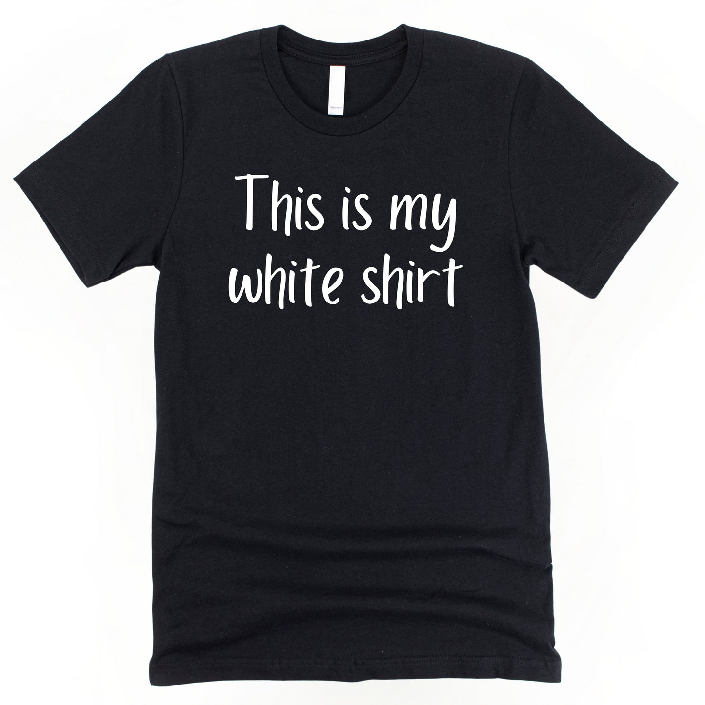 This is my white shirt graphic tee - White Lie Party T-shirt