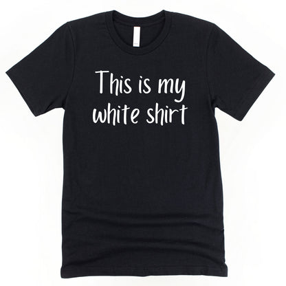 This is my white shirt graphic tee - White Lie Party T-shirt